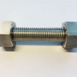 śruby dwustronne c / w 2 ciężkie śruby sześciokątne